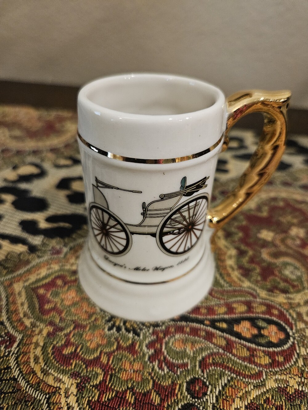 Vintage The Henry Ford Museum, Duryea's Motor Wagen 1895 Mini Mug Stein